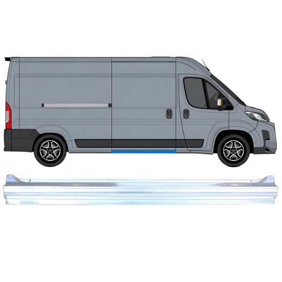 Pełny próg drzwi przesuwnych do Toyota Proace Max 2024- / Prawa 16697