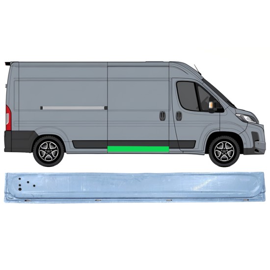 Reperaturka drzwi przesuwnych wewnętrzna do Toyota Proace Max 2024- / Prawa 16633
