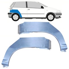 Reperaturka błotnika tylnego do Fiat Punto I 1993-1999 / Lewa+Prawa / Zestaw 9684