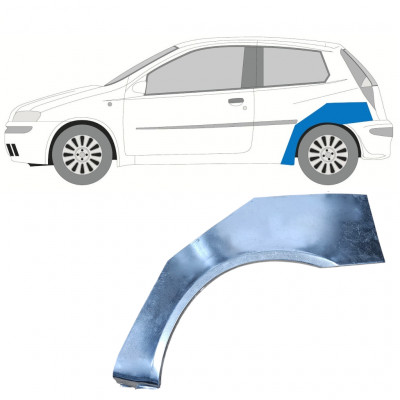 Reperaturka błotnika tylnego do Fiat Punto 2 1999-2010 / Lewa 7268