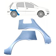 Reperaturka błotnika tylnego do Fiat Punto II 1999-2010 / Lewa+Prawa / Zestaw 9683