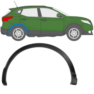 Listwa boczna błotnika tylnego do Nissan Qashqai 2013-2021 / Prawa 11779