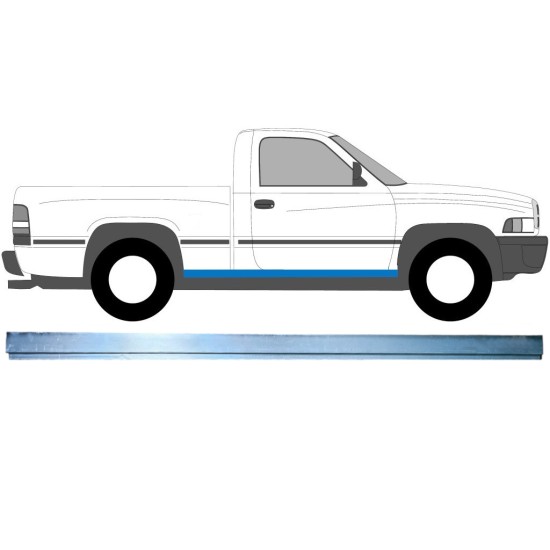 Reperaturka progu wewnętrzna do Dodge RAM 1993-2002 / Lewa = Prawa (symetryczny) 16128