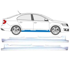 Pełny próg do Skoda Rapid 2012-2022 / Lewa+Prawa / Zestaw 11607