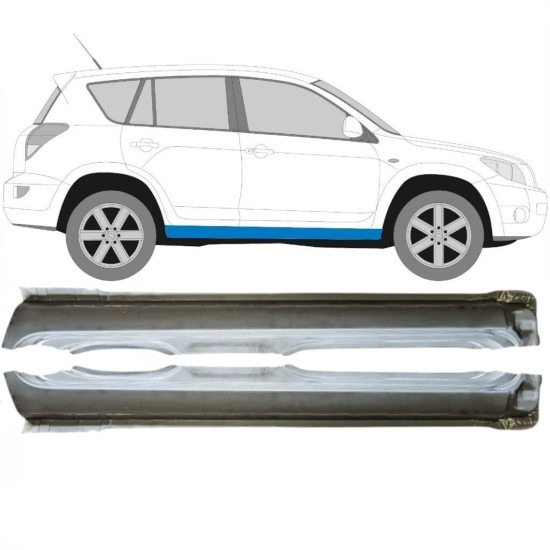 Pełny próg do Toyota Rav4 2006-2013 / Lewa+Prawa / Zestaw 14752 Pełny próg do Toyota Rav4 2006-2013 / Lewa+Prawa / Zestaw 14752