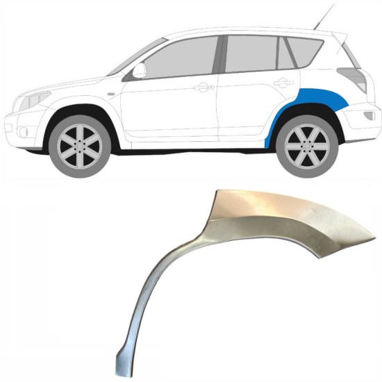 Reperaturka błotnika tylnego do Toyota Rav4 2006-2013 / Lewa 14754 Reperaturka błotnika tylnego do Toyota Rav4 2006-2013 / Lewa 14754