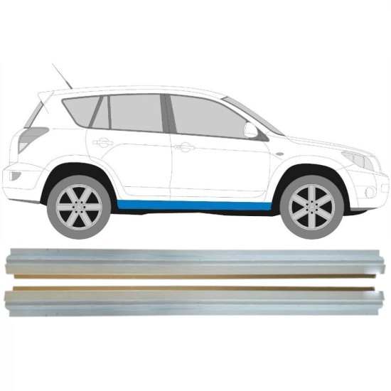 Reperaturka progu wewnętrzna do Toyota Rav4 2006-2013 / Lewa+Prawa / Zestaw 14908 Reperaturka progu wewnętrzna do Toyota Rav4 2006-2013 / Lewa+Prawa / Zestaw 14908