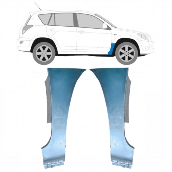 Reperaturka błotnika przedniego do Toyota Rav4 2006-2013 / Lewa / Prawa / Lewa+Prawa / Zestaw 12896
