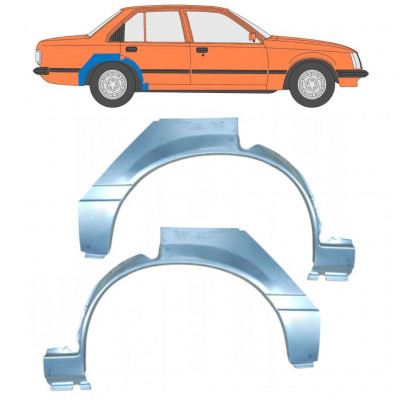 Reperaturka błotnika tylnego do Opel Rekord E 1977-1982 / Lewa+Prawa / Zestaw 10482