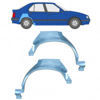 Reperaturka błotnika tylnego do Renault 19 1988-1995 / Lewa+Prawa / Zestaw 9996