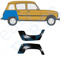 Reperaturka błotnika tylnego do Renault 4 1962-1993 / Lewa+Prawa / Zestaw 9708