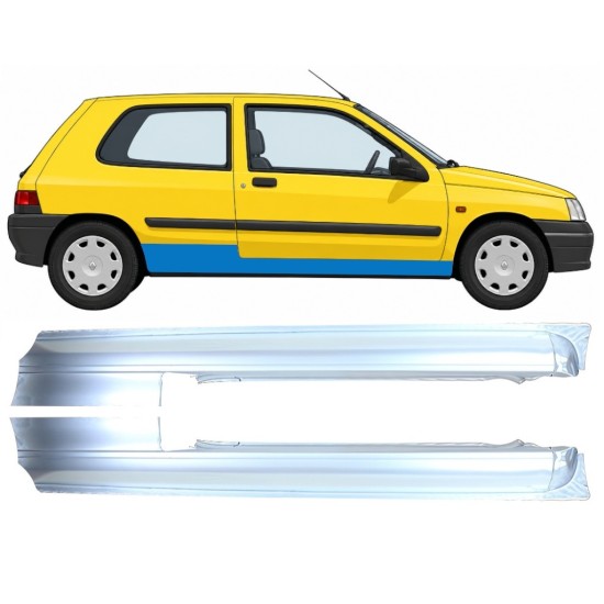 Pełny próg do Renault Clio I 1990-1998 / Lewa+Prawa / Zestaw 11011
