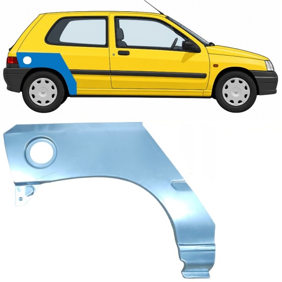 Reperaturka błotnika tylnego do Renault Clio I 1990-1998 / Prawa 7680