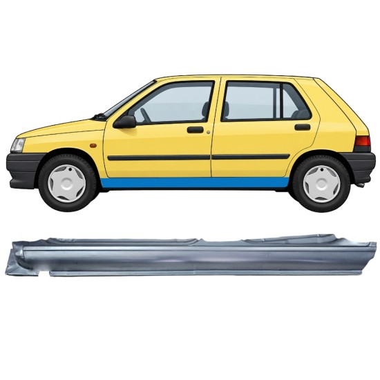 Pełny próg do Renault Clio I 1990-1998 / Lewa 11013