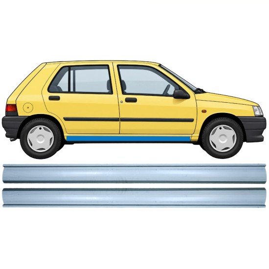 Reperaturka progu część dolna do Renault Clio I 1990-1998 / Lewa+Prawa / Zestaw 9850