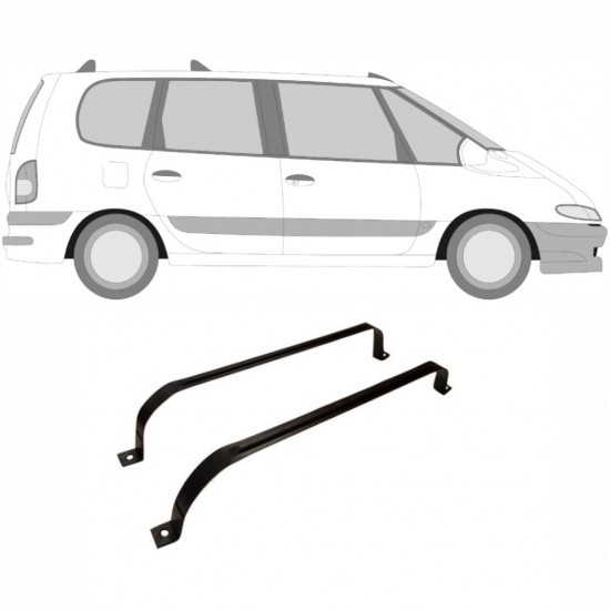 Obejmy zbiornika paliwa do Renault Espace 1997-2002 9345