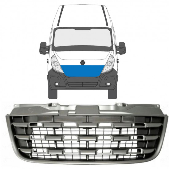 RENAULT MASTER 2010-2014 GRILL