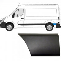 Listwa boczna błotnika tylnego za kołem do Renault Master 2010- / SWB / Lewa 8322