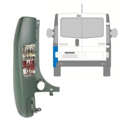Narożnik zderzaka tylnego z lampą do Opel Vivaro 2001-2014 / Lewa 15310