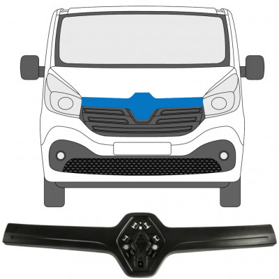 RENAULT TRAFIC 2014- GRILL LISTWA BOCZNA