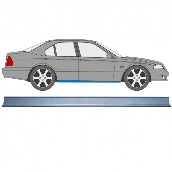 Reperaturka progu do Rover 400 1995-2000 / Lewa = Prawa (symetryczny) /  8111