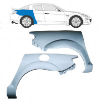 Reperaturka błotnika tylnego do Mazda RX8 2003-2012 / Lewa+Prawa / Zestaw 9283