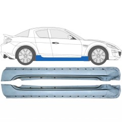 Pełny próg do Mazda RX-8 2003-2012 / Lewa+Prawa / Zestaw 9284