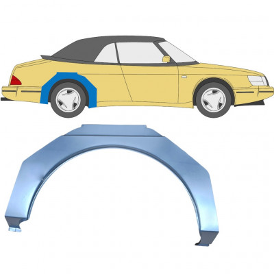 Reperaturka błotnika tylnego do Saab 900 1978-1995 / Prawa 6981