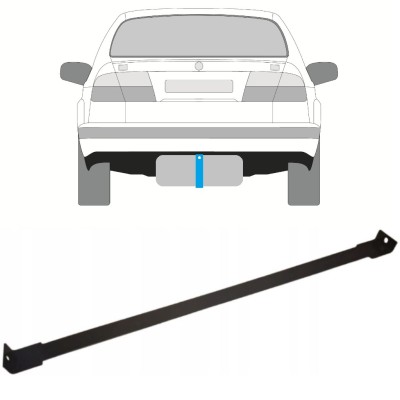 Obejmy zbiornika paliwa do Saab 9-5 1997-2010 15030