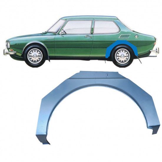 Reperaturka błotnika tylnego do Saab 99 1967-1987 / Lewa 11041