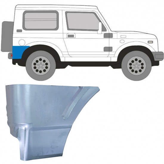 Reperaturka narożnika tylnego do Suzuki Samurai 1981-2004 / Prawa 7023