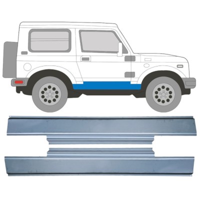 Reperaturka progu do Suzuki Samurai 1981- / Lewa+Prawa / Zestaw 16143