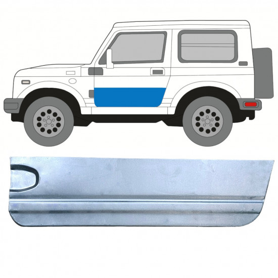 Reperaturka drzwi do Suzuki Samurai 1981-2004 / Lewa 8238