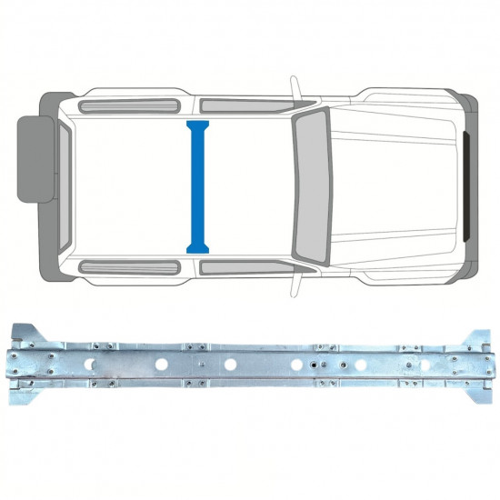 Reperaturka wzmacniająca podłogę do Suzuki Samurai 1981-2004 11825