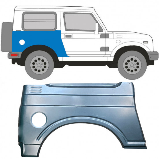 Reperaturka błotnika tylnego do Suzuki Samurai 1981-2004 / Prawa 5439