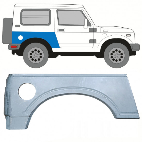 Reperaturka błotnika tylnego do Suzuki Samurai 1981-2004 / Prawa 10814