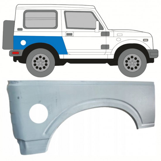 SUZUKI SAMURAI 1981-2004 REPERATURKA BŁOTNIKA TYLNEGO / PRAWA STRONA