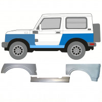 Reperaturka progu + błotnika przedniego + błotnika tylnego do Suzuki Samurai 1981-2004 / Lewa 11180