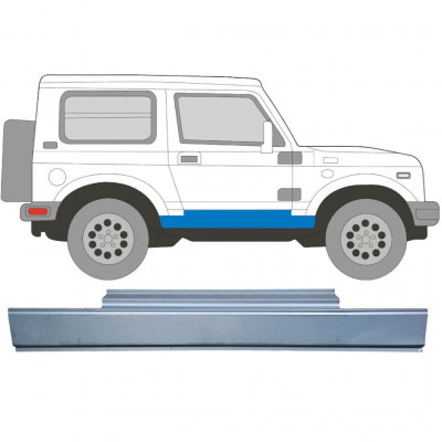 Reperaturka progu do Suzuki Samurai 1981-1998 / Lewa = Prawa (symetryczny) 5050