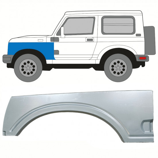 Reperaturka błotnika przedniego do Suzuki Samurai 1981-2004 / Lewa 8326