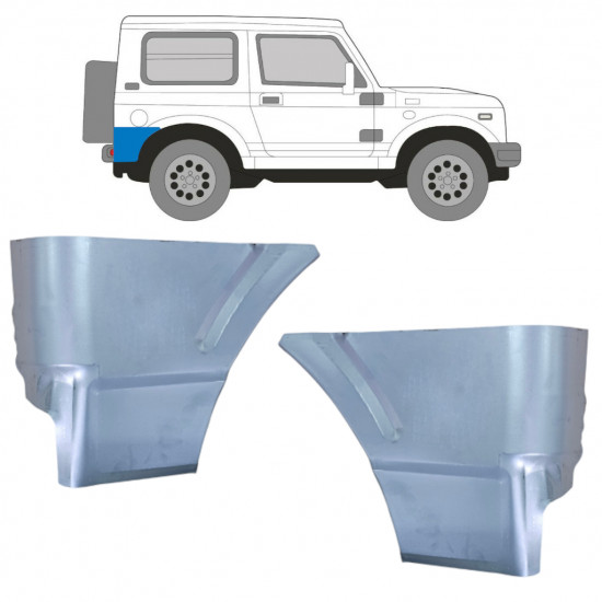 Reperaturka narożnika tylnego do Suzuki Samurai 1981-2004  / Zestaw 10614