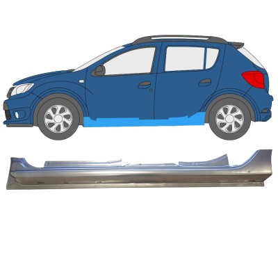 Pełny próg do Dacia Sandero 2012-2020 / Lewa 14844