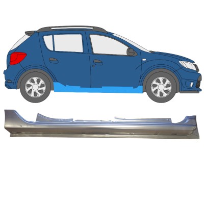 Pełny próg do Dacia Sandero 2012-2020 / Prawa 14843