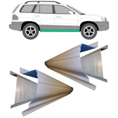 Reperaturka progu wewnętrzna + zewnętrzna do Hyundai Santa Fe 2001-2006 / Lewa+Prawa / Zestaw 11589