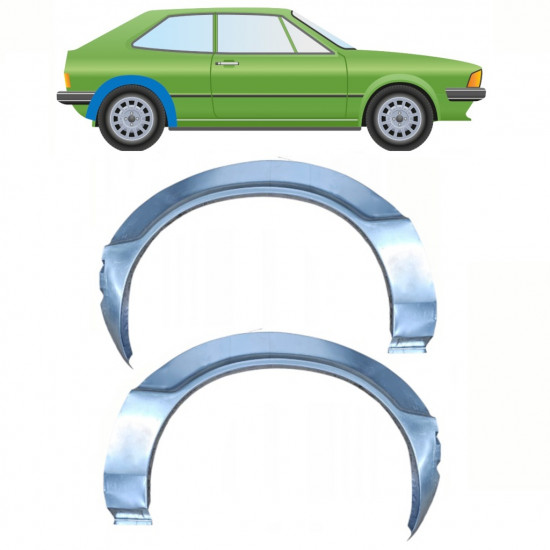 Reperaturka błotnika tylnego do VW Scirocco 1974-1981 / Zestaw 11081