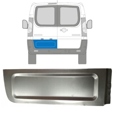 Reperaturka drzwi tylnych zewnętrzna do Fiat Scudo 2007-2016 / Lewa 15107