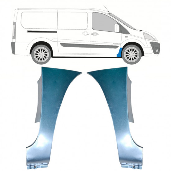 Reperaturka błotnika przedniego do Fiat Scudo 2007-2016 / Lewa / Prawa / Lewa+Prawa / Zestaw 12899