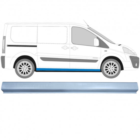 FIAT SCUDO DISPATCH EXPERT 2007- REPERATURKA PROGU / PRAWA STRONA = LEWA STRONA