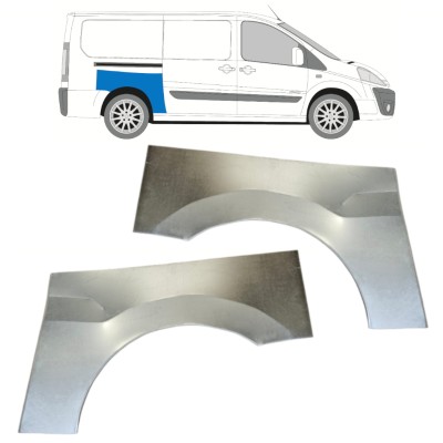 Reperaturka błotnika tylnego do Fiat Scudo 2007-2016 / Lewa+Prawa / Zestaw 14749