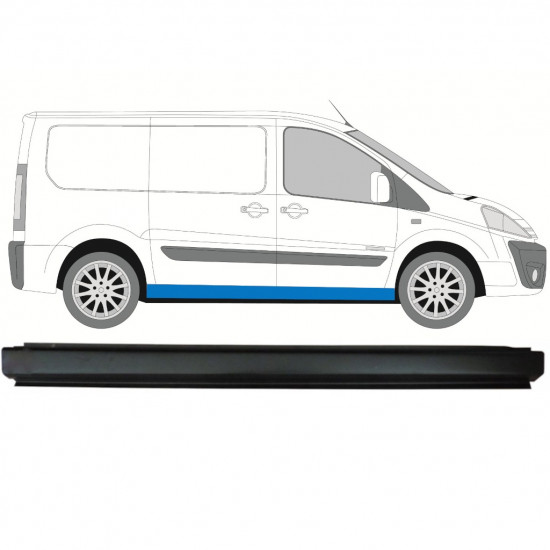 Pełny próg do Fiat Scudo Dispatch Expert 2007- / Prawa 7772